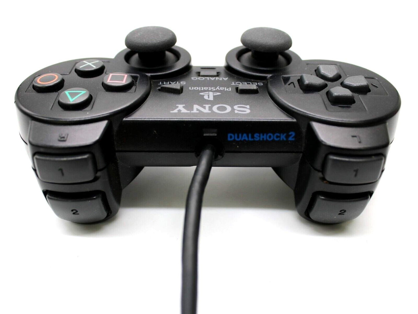 Sony Playstation 2 original Controller Schwarz gebraucht DualShock 2 SCPH-10010