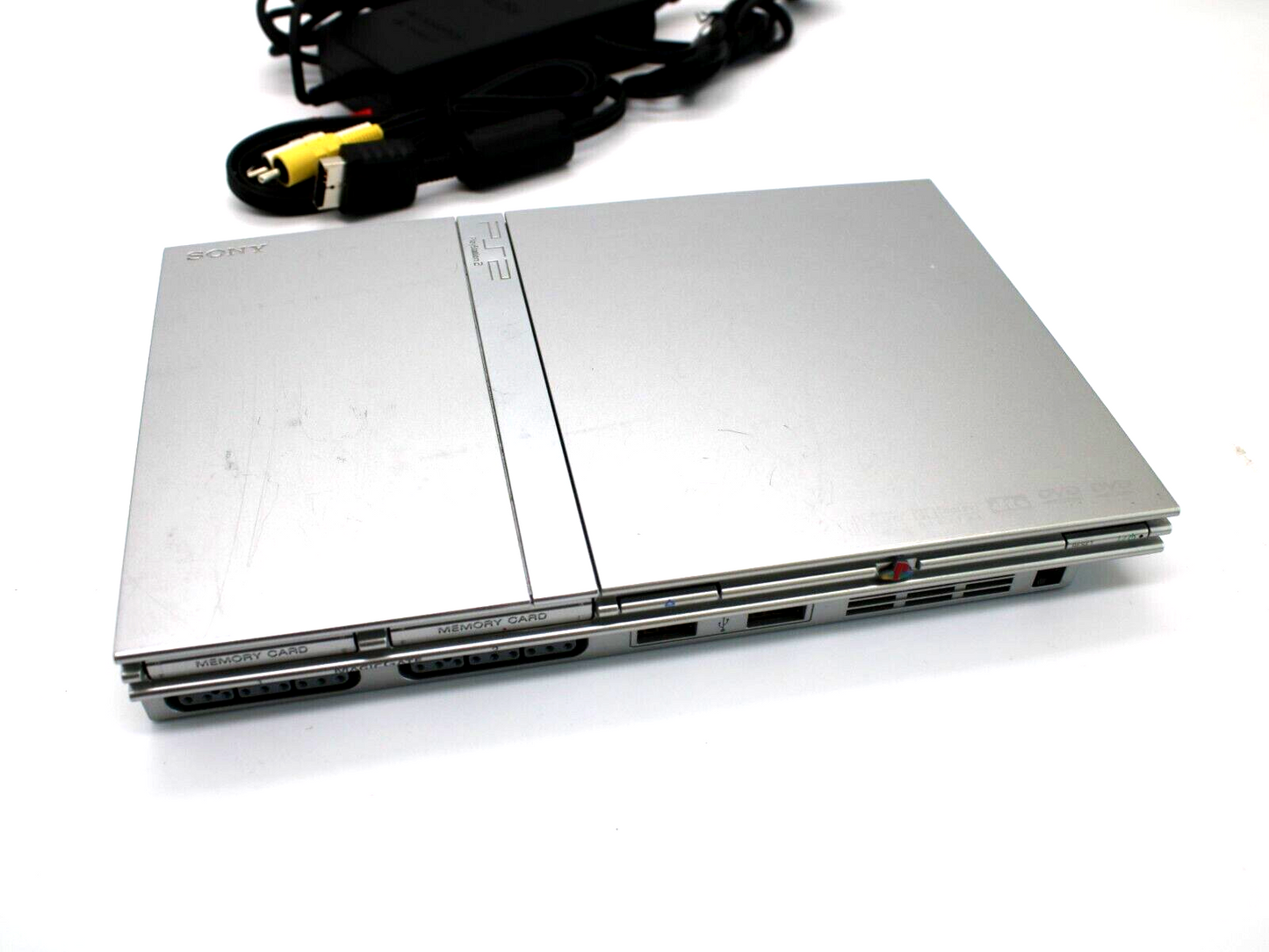Sony Playstation 2 slim Konsole silber gebraucht PS2